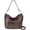 image:imageHOBO Pier Leather Shoulder Bag for Women Convertible to CrossbodyCoffee Galaxy