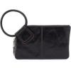 image:imageHOBO Sable Leather Wristlet Wallet for Women with Circular Handle Zippered Closure Credit Card Holder Organizer amp Interior Zip Pocket  Black  Circular Handle Zippered Closure Interior Zip Pocket Black