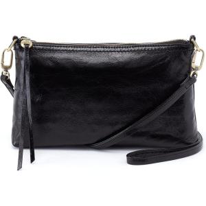 image:imageHOBO Darcy Leather Convertible 3in1 Crossbody Bag with Removable amp Adjustable Strap Exterior Phone Slip PocketBlack