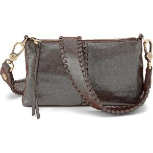 image:imageHOBO Darcy Leather Convertible 3in1 Crossbody Bag with Removable amp Adjustable Strap Exterior Phone Slip PocketCoffee Galaxy