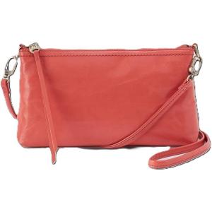 image:imageHOBO Darcy Leather Convertible 3in1 Crossbody Bag with Removable amp Adjustable Strap Exterior Phone Slip PocketPink Mirage
