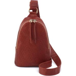 image:imageHOBO Fern Leather HandsFree Sling Bag with Adjustable Strap Fashionable Style Room for Wallets and EssentialsTuscan Brown