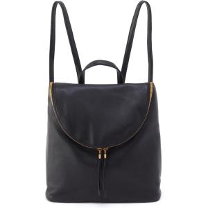 image:imageHOBO Fern Leather Travel Backpack with Adjustable Shoulder Straps Plenty of Pockets Zip Closure and Room For 13 Laptop BlackBlack
