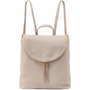 image:imageHOBO Fern Leather Travel Backpack with Adjustable Shoulder Straps Plenty of Pockets Zip Closure and Room For 13 Laptop BlackTaupe