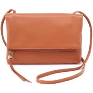 image:imageHOBO Grant Leather Small Foldover Crossbody Bag with Crossbody amp Shoulder Strap Zip Pocket Card CompartmentButterscotch