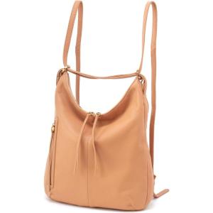 image:imageHOBO Merrin Leather Bucket Backpack Convertible to Shoulder Bag for WomenSandstorm