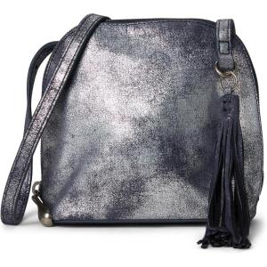 image:imageHOBO Nash Compact Crossbody Leather Bag for WomenBlue Pewter