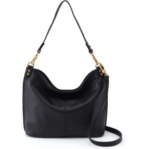image:imageHOBO Pier Leather Shoulder Bag for Women Convertible to CrossbodyBlack