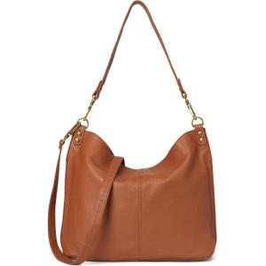 image:imageHOBO Pier Leather Shoulder Bag for Women Convertible to CrossbodyWarm Honey