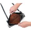 image:imageHOBO Cambel Leather Crossbody Bag for WomenBlack