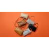 image:imageHOBO Darcy Leather Convertible 3in1 Crossbody Bag with Removable amp Adjustable Strap Exterior Phone Slip Pocket Zipper Security and Fashion Fringe Tassel Light Grey