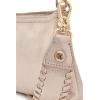 image:imageHOBO Darcy Leather Convertible 3in1 Crossbody Bag with Removable amp Adjustable Strap Exterior Phone Slip PocketSand Shimmer