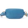 image:imageHOBO Fern Leather Convertible Crossbody Sling and Belt Bag  Lightweight amp Adjustable Zip Closure with Capacity for Essentials amp Accessories for Travel BlackDusty Blue