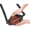 image:imageHOBO Fern Leather Convertible Crossbody Sling and Belt Bag  Lightweight amp Adjustable Zip Closure with Capacity for Essentials amp Accessories for Travel BlackBlack