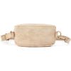 image:imageHOBO Fern Leather Convertible Crossbody Sling and Belt Bag  Lightweight amp Adjustable Zip Closure with Capacity for Essentials amp Accessories for Travel BlackGold Leaf