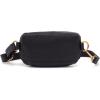 image:imageHOBO Fern Leather Convertible Crossbody Sling and Belt Bag  Lightweight amp Adjustable Zip Closure with Capacity for Essentials amp Accessories for Travel BlackBlack