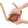 image:imageHOBO Fern Leather Convertible Crossbody Sling and Belt Bag  Lightweight amp Adjustable Zip Closure with Capacity for Essentials amp Accessories for Travel BlackSandstorm