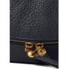 image:imageHOBO Fern Medium Shoulder Handbag For Women  Leather Construction With Cotton Lining Gorgeous and Easy Carry Hand Bag Black One Size One Size