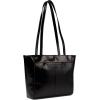 image:imageHOBO Haven Tote Bag for Women  Leather Construction  Two Top Handles  Exterior Back Slip Pocket Black VI One Size One Size
