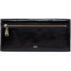 image:imageHOBO Jill Leather Large Trifold Wallet with Classic Aesthetic Cardholder Cash Organizer Slip Pockets and Zip Pocket Security Black
