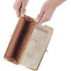 image:imageHOBO Lauren Leather Clutch Wallet for WomenSand Shimmer