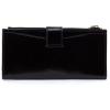 image:imageHOBO Max Leather Continental Wallet with Multiple Slip Pockets and Credit Card Slots a Zip Compartment for Money and a Snap Tab Closure for Extra Security Black