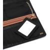image:imageHOBO Rachel Leather Trifold Continental Wallet has a VintageInspired Aesthetic Frame Closure Money Slot Card Organizer Slip Pocket and Small Mirror Black