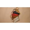 image:imageHOBO Sable Leather Wristlet Clutch with Circular Handle Zippered Closure Credit Card Organizer amp Interior Zip Pocket Silver