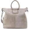 image:imageHOBO Sheila Large Leather Satchel Crossbody Bag for Women with Top HandleGranite Grey
