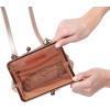 image:imageHOBO Womens Alba CrossbodyPink Gold Metallic