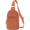 image:imageHOBO Cass Leather Sling Bag for WomenButterscotch