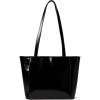 image:imageHOBO Haven Tote Bag for Women  Leather Construction  Two Top Handles  Exterior Back Slip Pocket Black VI One Size One Size