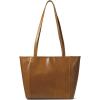 image:imageHOBO Haven Tote Bag for Women  Leather Construction  Two Top Handles  Exterior Back Slip Pocket Truffle One Size One Size
