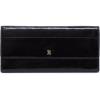image:imageHOBO Jill Leather Large Trifold Wallet with Classic Aesthetic Cardholder Cash Organizer Slip Pockets and Zip Pocket Security Black