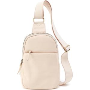image:imageHOBO Cass Leather Sling Bag for WomenCream