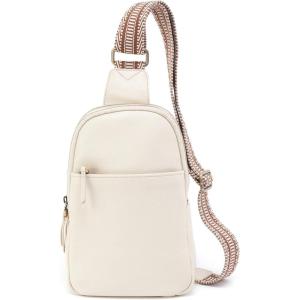 image:imageHOBO Cass Leather Sling Bag for WomenIvory
