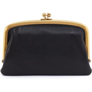 image:imageHOBO Womens Cora Medium Frame Wallet Black One Size