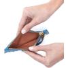 image:imageHOBO Carte Minimalist Wallet Card Holder with Zip Pocket  Pebbled Leather Slim Wallet with 11 Card Slots amp ID Window for Women Travel Ready Design  BlackDusty Blue