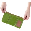 image:imageHOBO Jill Trifold Leather Wallet for Women Snap ClosureGarden Green