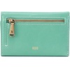 image:imageHOBO Jill Trifold Leather Wallet for Women Snap ClosureSeaglass