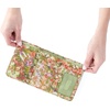 image:imageHOBO Jill Trifold Leather Wallet for Women Snap ClosureTropic Print